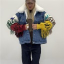 giubbotto con pelliccia removibile season